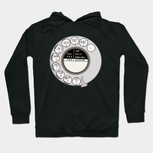 Rotary dial phone Hoodie